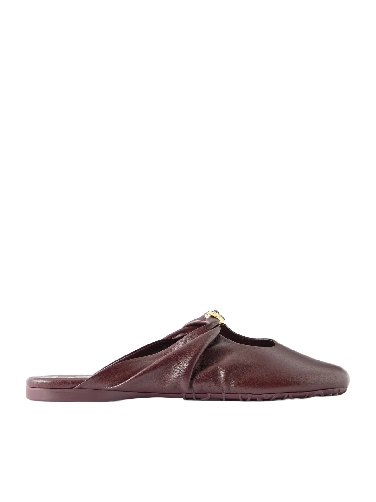 Pebble Embellished Leather Mules Pebble Embellished Leather Mules