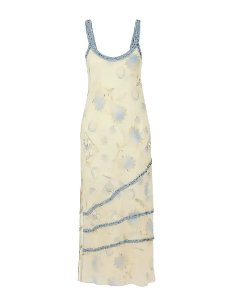 SIR. Cecile Ruffled Printed Chiffon Maxi Dress | Image 1 SIR. Cecile Ruffled Printed Chiffon Maxi Dress | Image 1