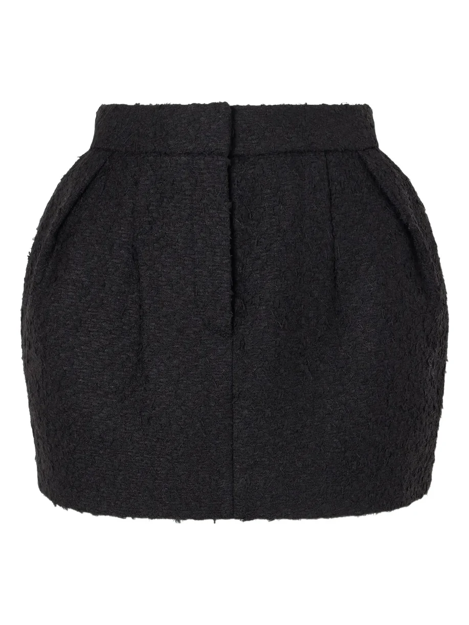 Magda Butrym Bouclé Mini Skirt