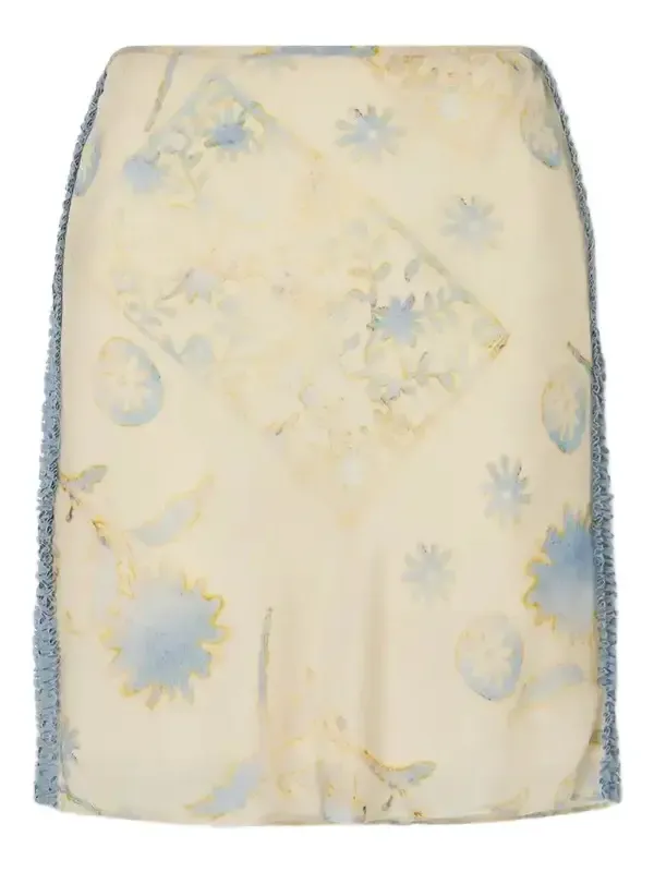 Cecile Ruffled Printed Chiffon Midi Skirt Cecile Ruffled Printed Chiffon Midi Skirt