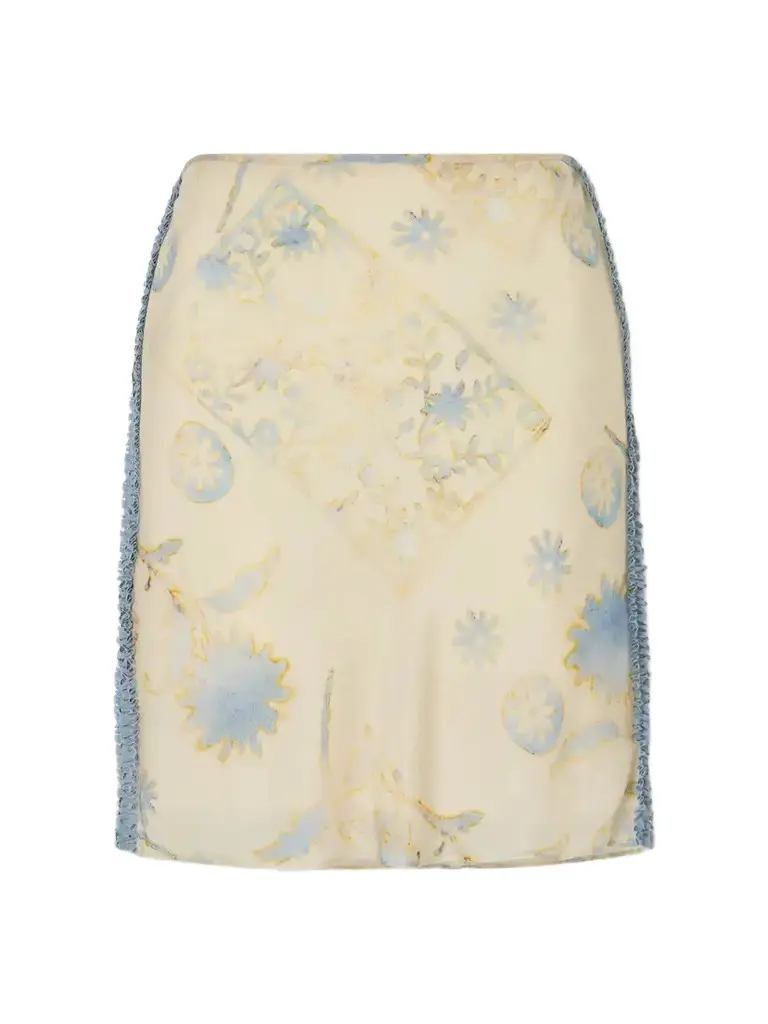 SIR. Cecile Ruffled Printed Chiffon Midi Skirt | Image 1 SIR. Cecile Ruffled Printed Chiffon Midi Skirt | Image 1