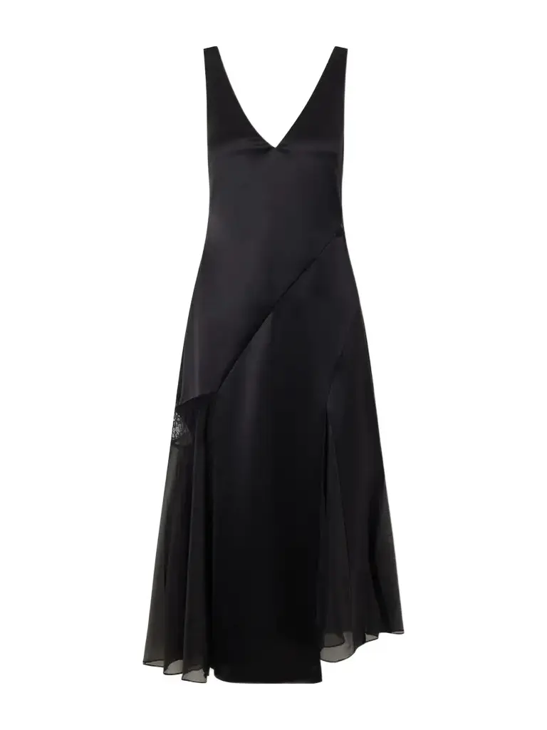 SIR. Ingrid Chiffon Midi Dress | Image 1 SIR. Ingrid Chiffon Midi Dress | Image 1