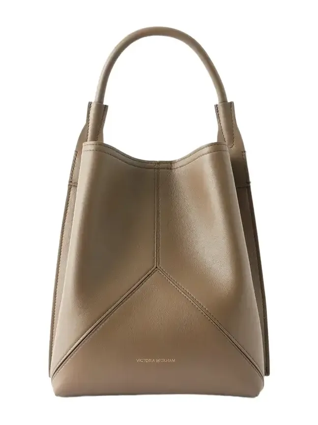 The Victoria Bucket Leather Shoulder Bag