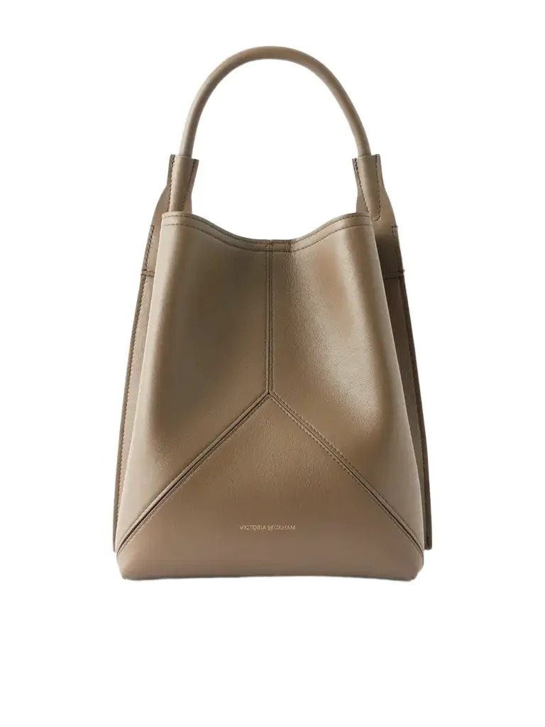 Victoria Beckham The Victoria Bucket Leather Shoulder Bag | Image 1 Victoria Beckham The Victoria Bucket Leather Shoulder Bag | Image 1