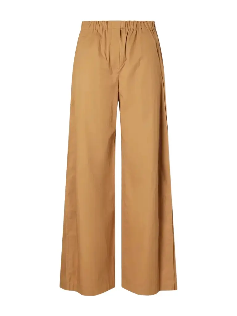 Theory Cotton-poplin Wide-leg Pants | Image 1 Theory Cotton-poplin Wide-leg Pants | Image 1