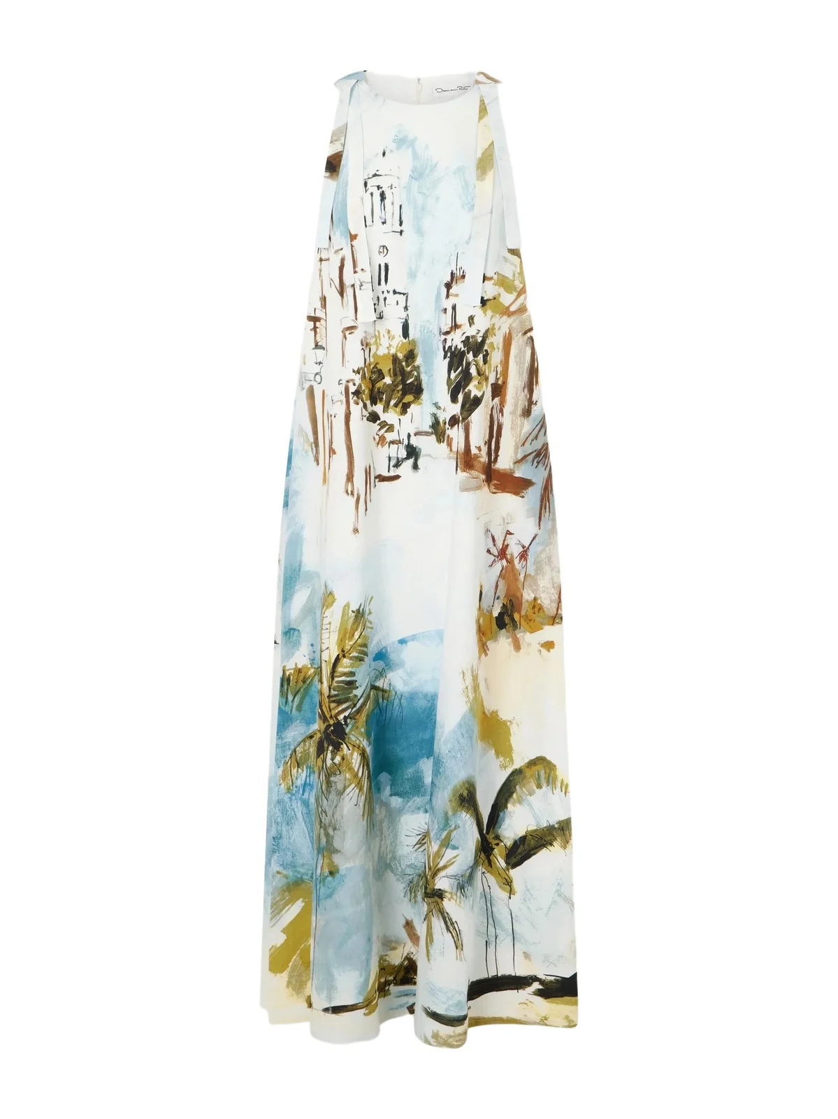 Printed Cotton-blend Poplin Maxi Dress Printed Cotton-blend Poplin Maxi Dress