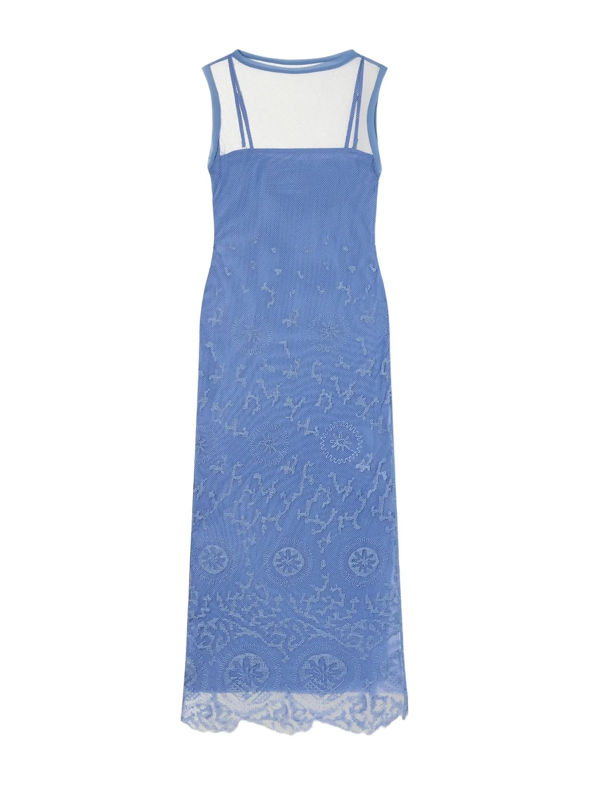 SIR. Leif Embroidered Tulle Midi Dress