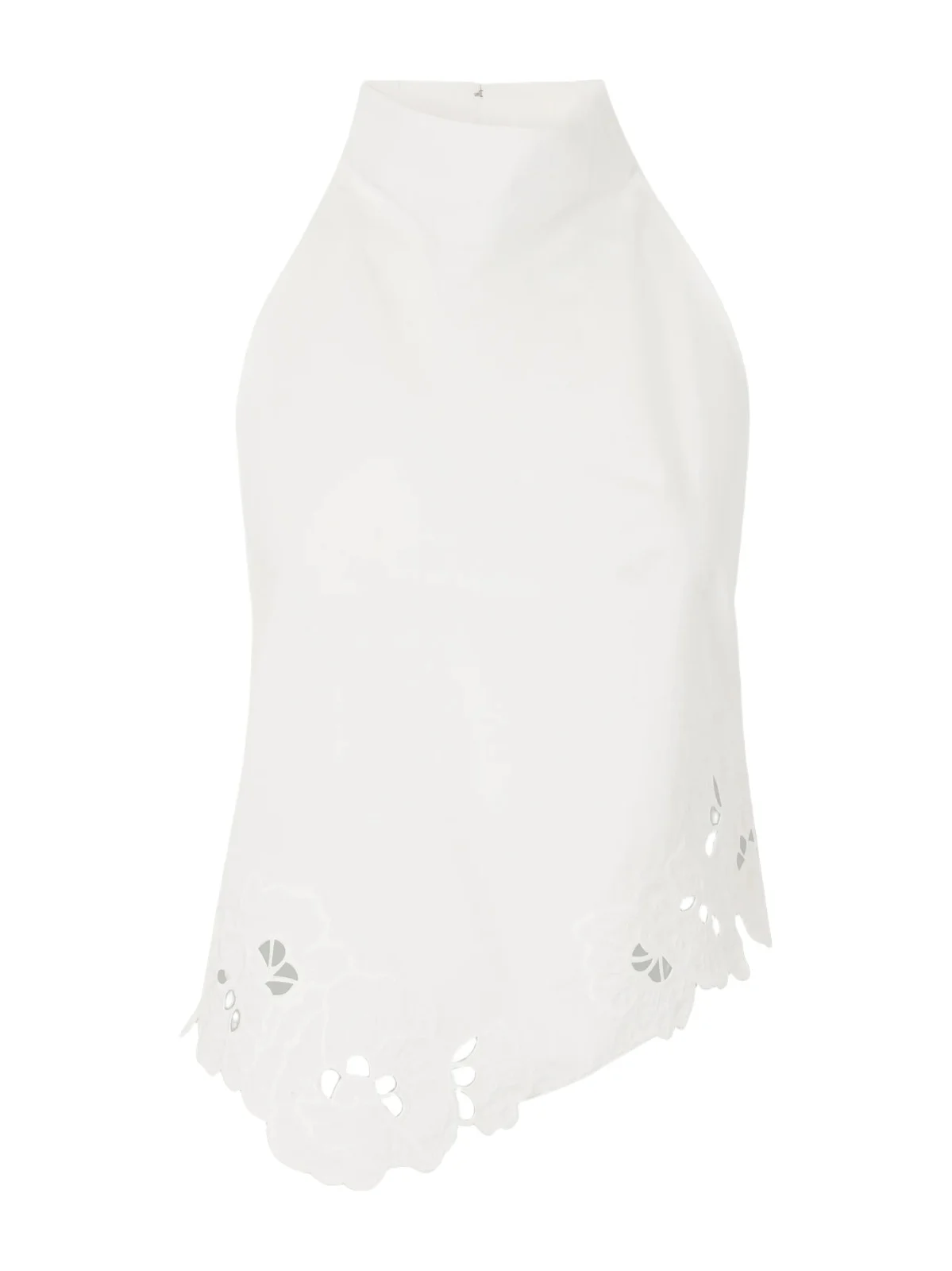 Klara Broderie Anglaise Cotton Turtleneck Top Klara Broderie Anglaise Cotton Turtleneck Top