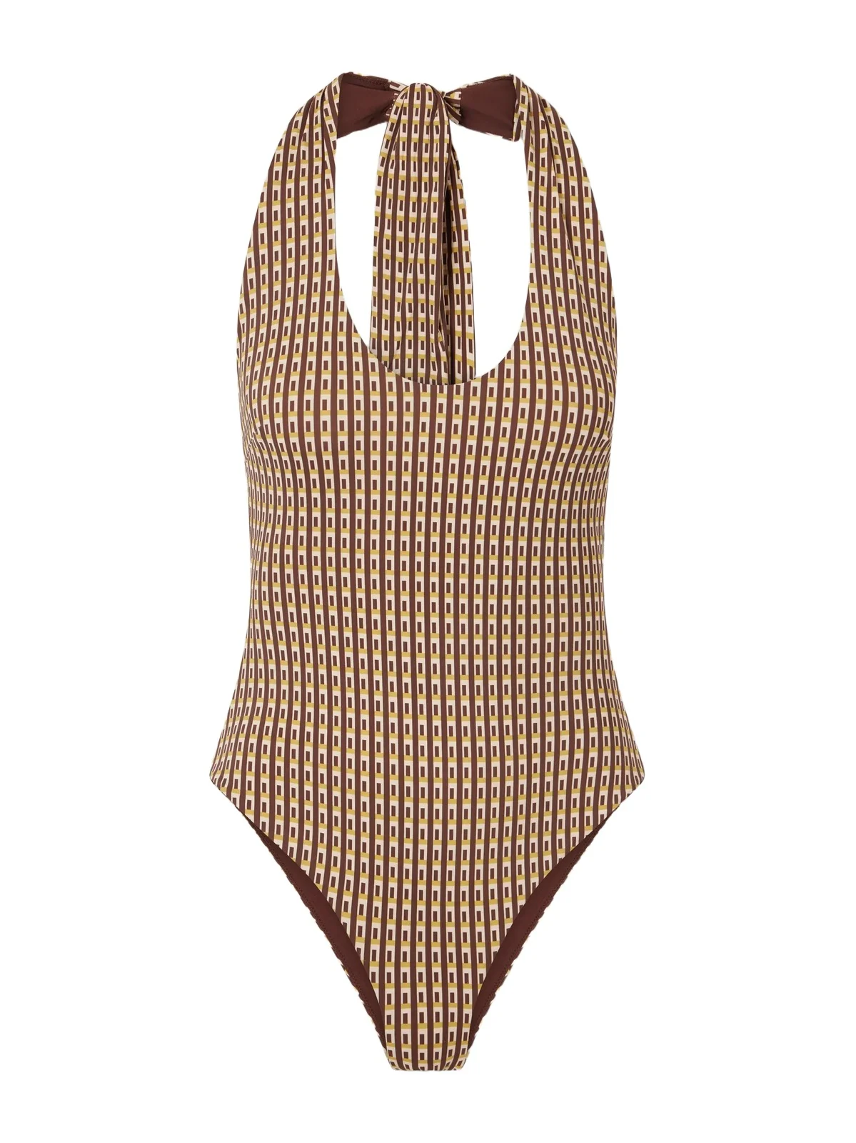 SIR. Cooper Printed Halterneck Swimsuit