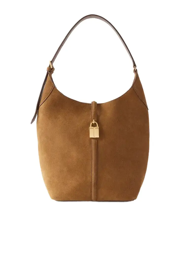 DeMellier The Siena Suede Shoulder Bag | Image 1 DeMellier The Siena Suede Shoulder Bag | Image 1