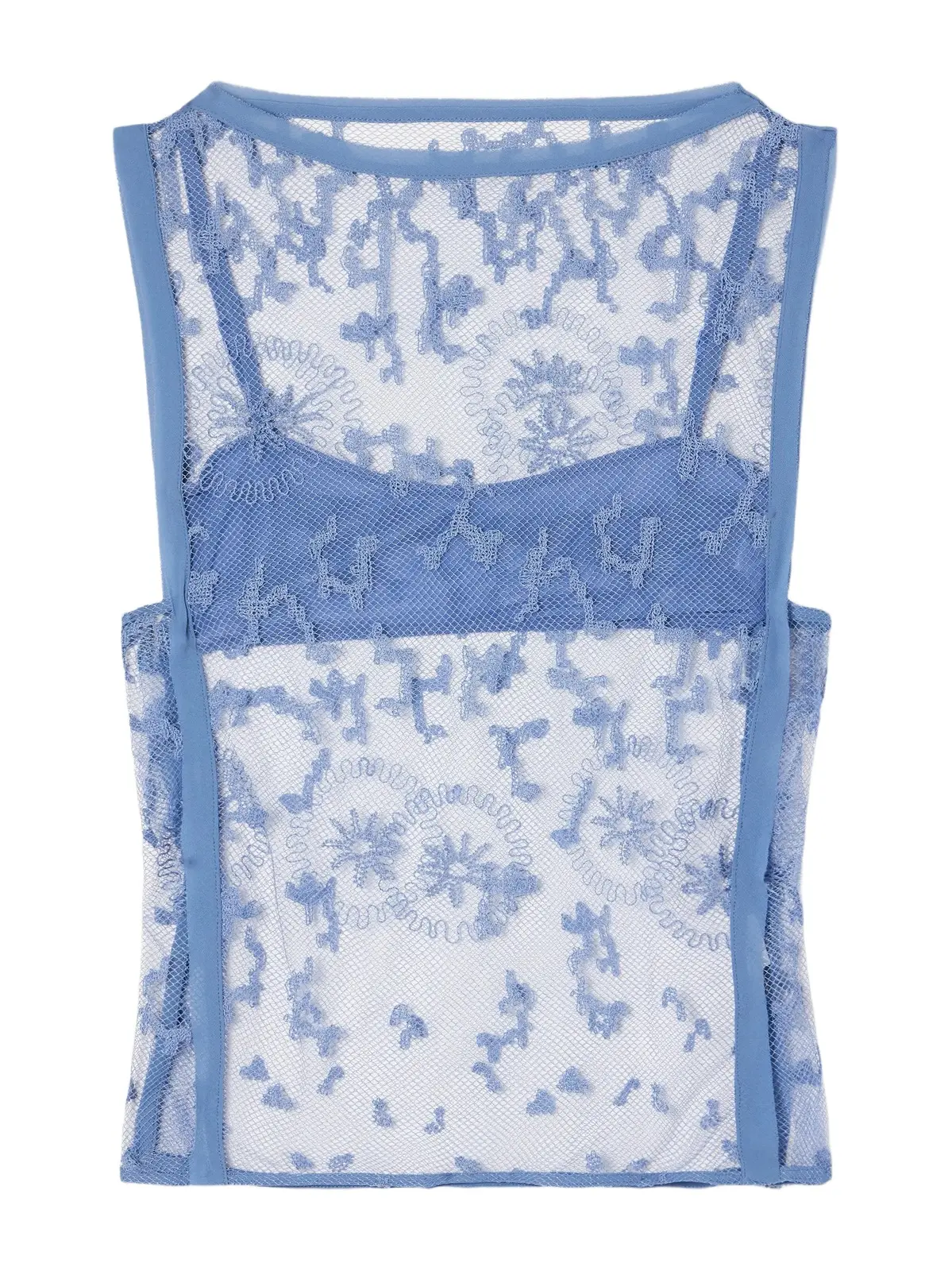 SIR. Leif Embroidered Tulle Top