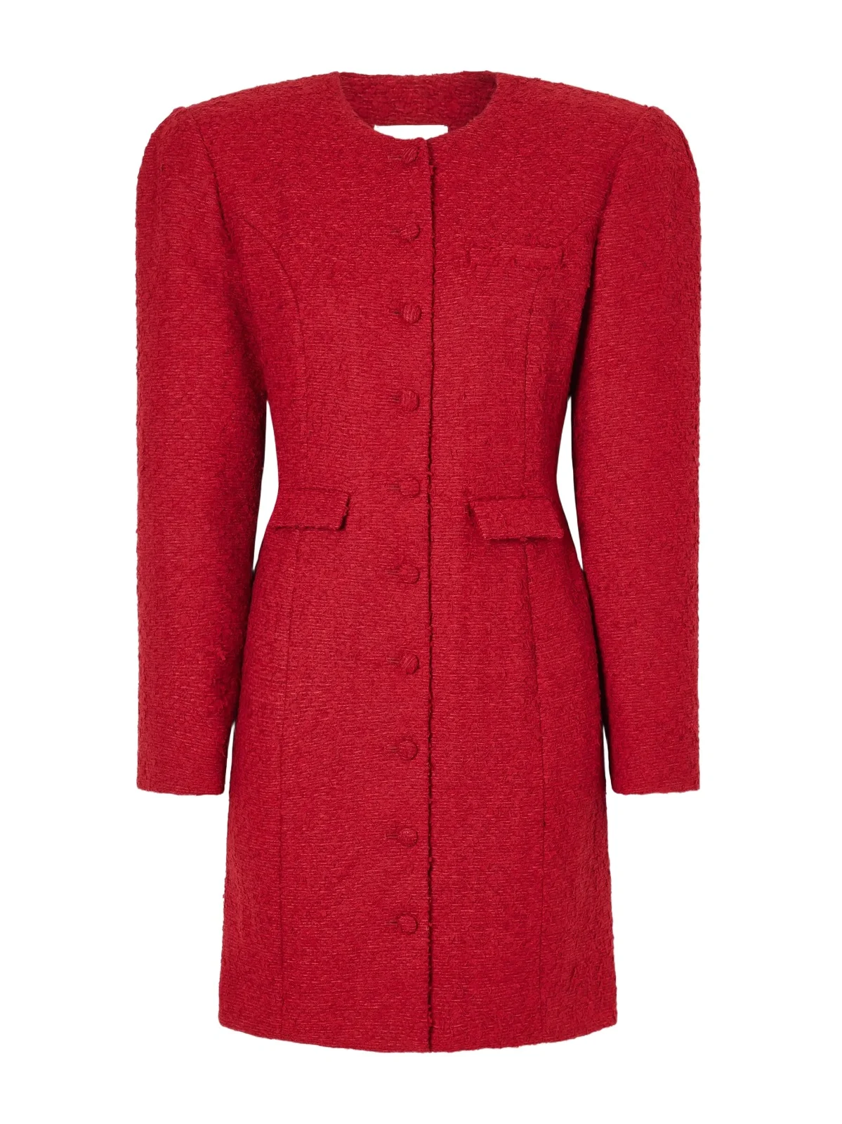 Padded Bouclé Mini Dress Padded Bouclé Mini Dress