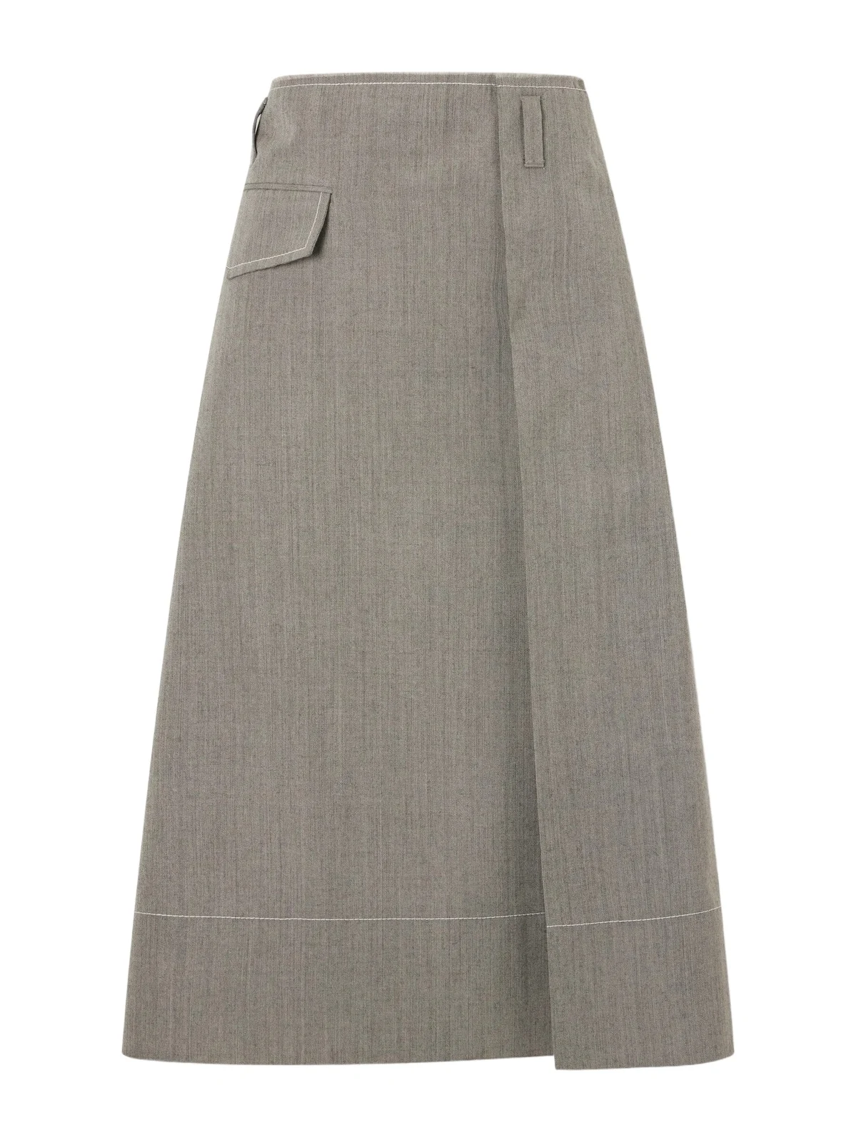 Pleated Virgin-wool Midi Skirt Pleated Virgin-wool Midi Skirt
