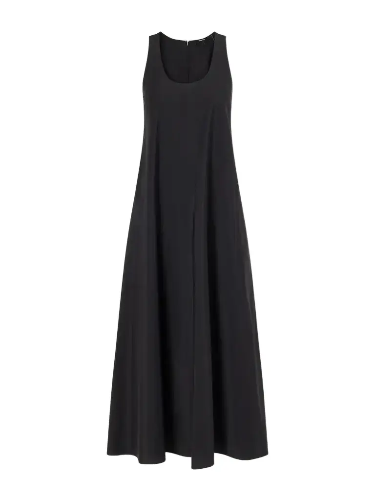 Theory Gathered Cotton And Nylon-blend Maxi Dress | Image 1 Theory Gathered Cotton And Nylon-blend Maxi Dress | Image 1