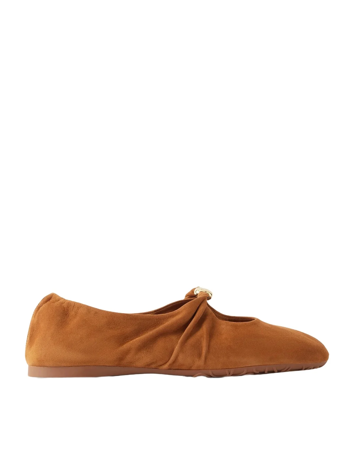 Pebble Embellished Suede Flats Pebble Embellished Suede Flats