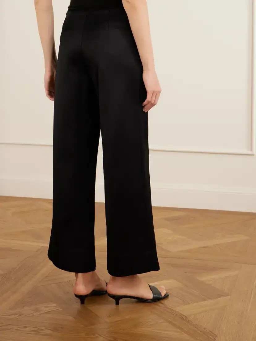 TOTEME Satin Wide-leg Pants | Thumbnail 4 TOTEME Satin Wide-leg Pants | Thumbnail 4