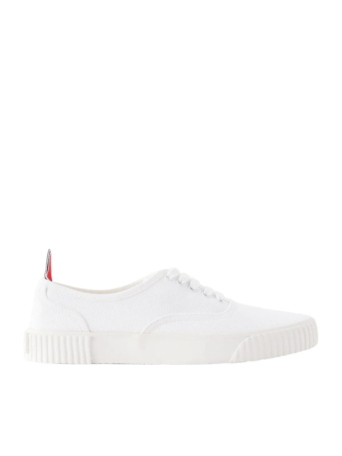 Heritage Grosgrain-trimmed Cotton-canvas Sneakers Heritage Grosgrain-trimmed Cotton-canvas Sneakers