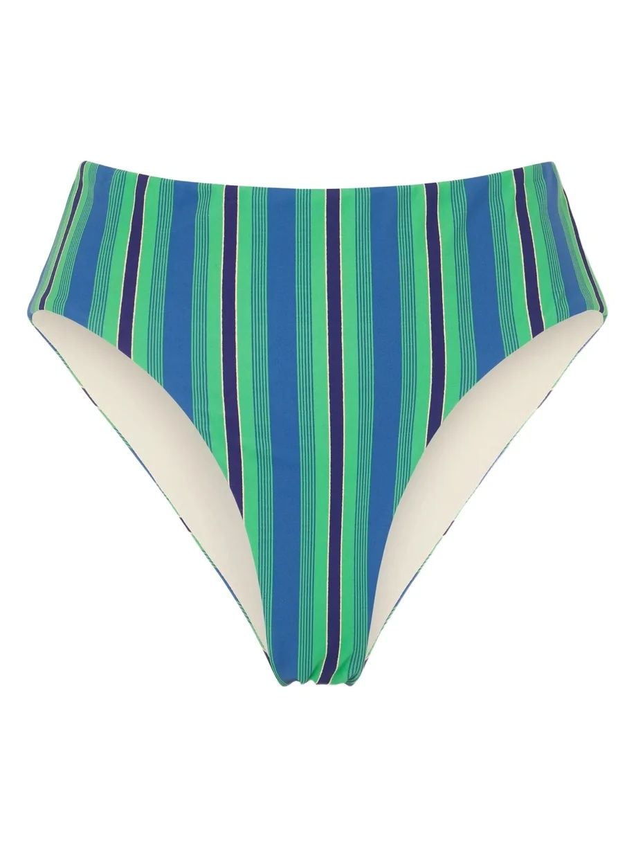 ALÉMAIS Margo Striped Bikini Brief