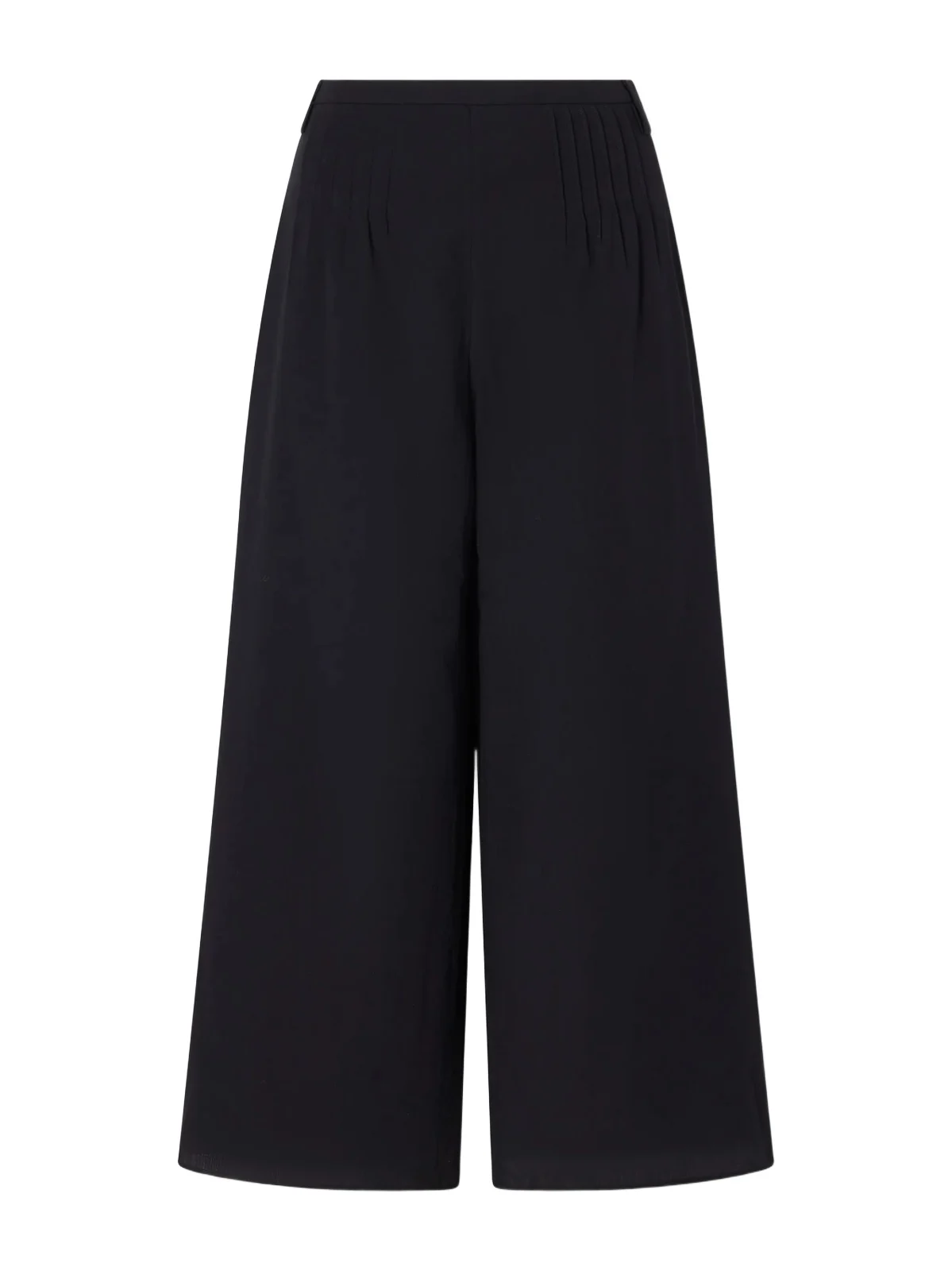 Beatrice Pintucked Cotton Wide-leg Pants Beatrice Pintucked Cotton Wide-leg Pants