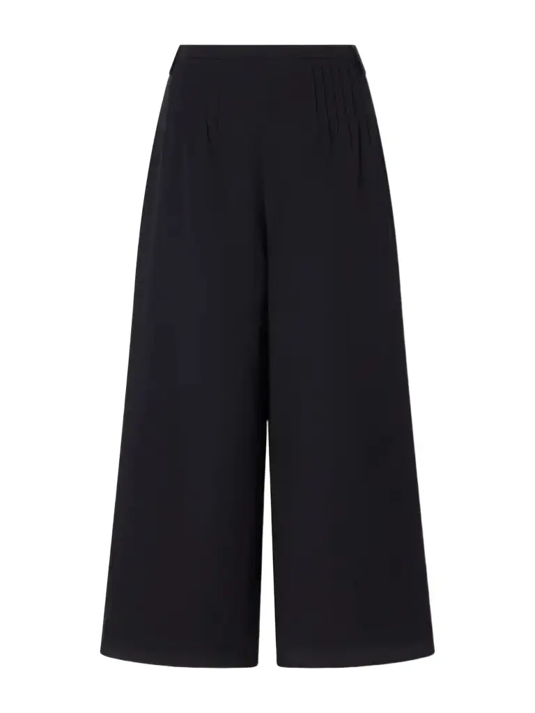 SIR. Beatrice Pintucked Cotton Wide-leg Pants | Image 1 SIR. Beatrice Pintucked Cotton Wide-leg Pants | Image 1