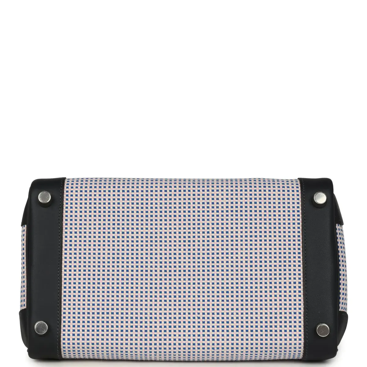 HERMÈS Hermes Birkin Quadrille 25 Caban Swift and Toile Palladium Hardware | Thumbnail 6 HERMÈS Hermes Birkin Quadrille 25 Caban Swift and Toile Palladium Hardware | Thumbnail 6