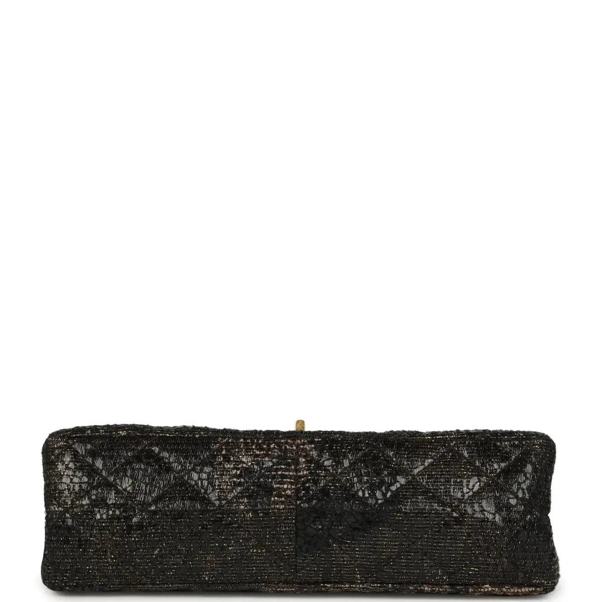 Chanel Pre-owned Chanel Medium Paris-Shanghai Reissue 226 2.55 Double Flap Bag Gold Glazed Tweed Antique Gold Hardware | Thumbnail 6 Chanel Pre-owned Chanel Medium Paris-Shanghai Reissue 226 2.55 Double Flap Bag Gold Glazed Tweed Antique Gold Hardware | Thumbnail 6