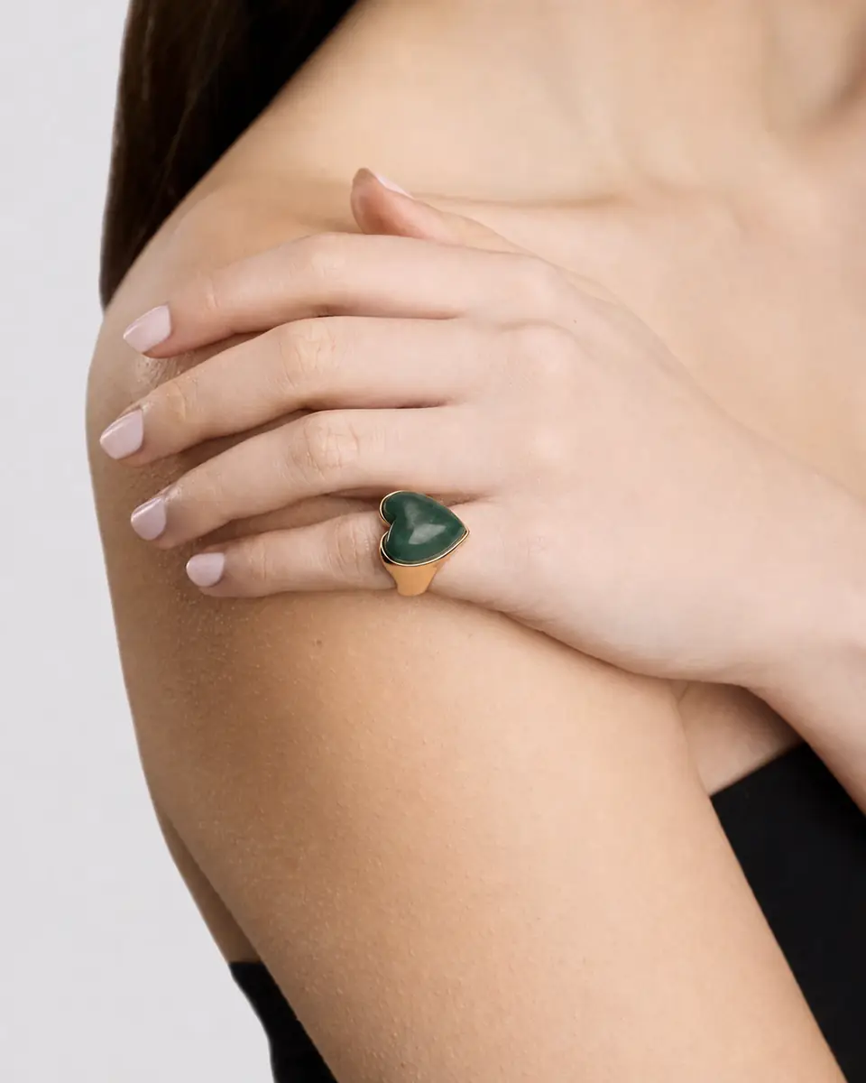 Jennifer Fisher Semi-Precious Heart Pinky Ring | Thumbnail 2
