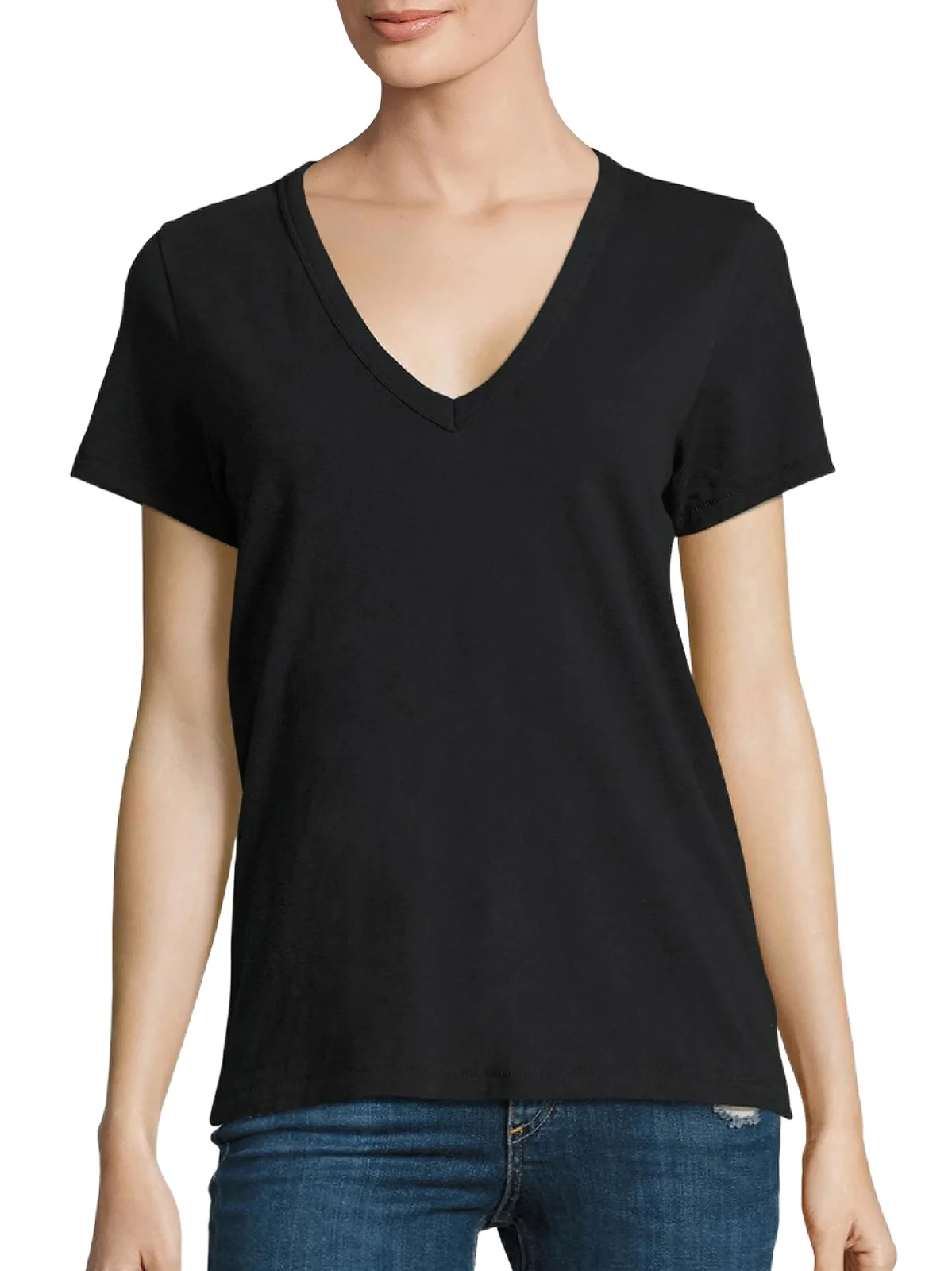 rag & bone Women's V-Neck Cotton Tee