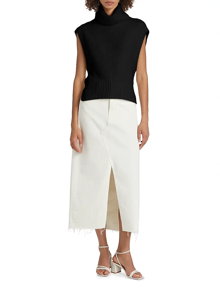 Simkhai Women's Maple Ribbed Sleeveless Top | Thumbnail 2 Simkhai Women's Maple Ribbed Sleeveless Top | Thumbnail 2