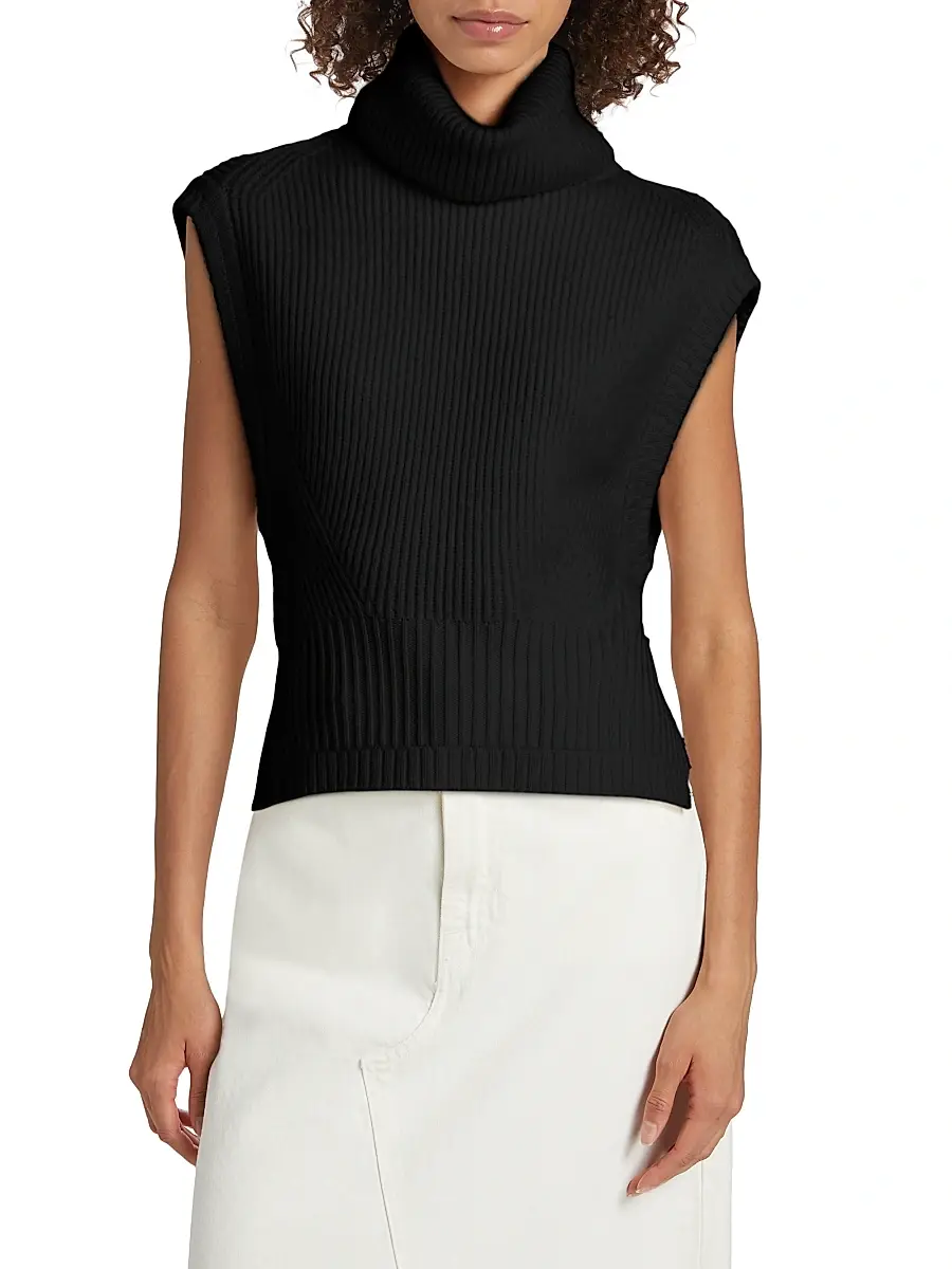 Simkhai Women's Maple Ribbed Sleeveless Top | Thumbnail 3 Simkhai Women's Maple Ribbed Sleeveless Top | Thumbnail 3