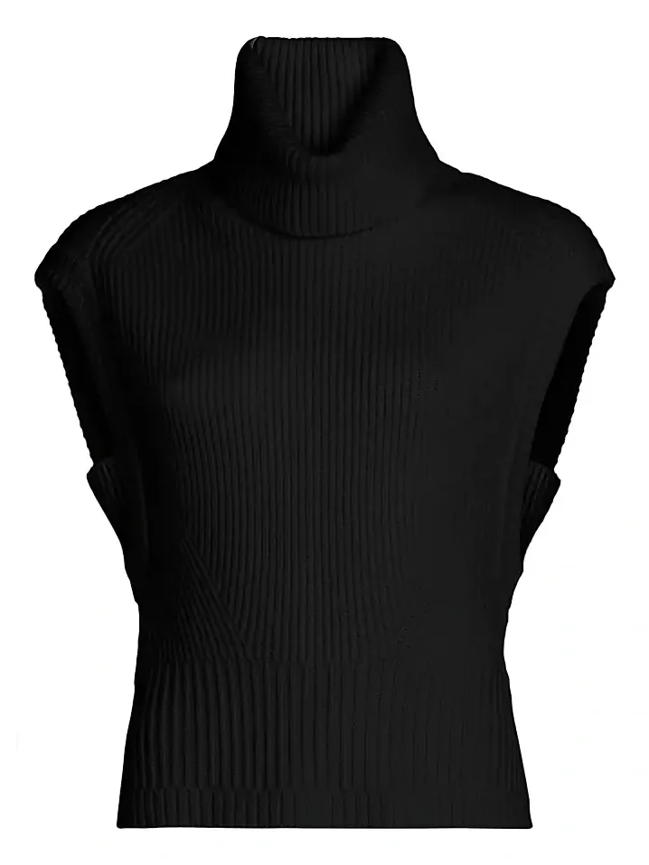 Women's Maple Ribbed Sleeveless Top Women's Maple Ribbed Sleeveless Top