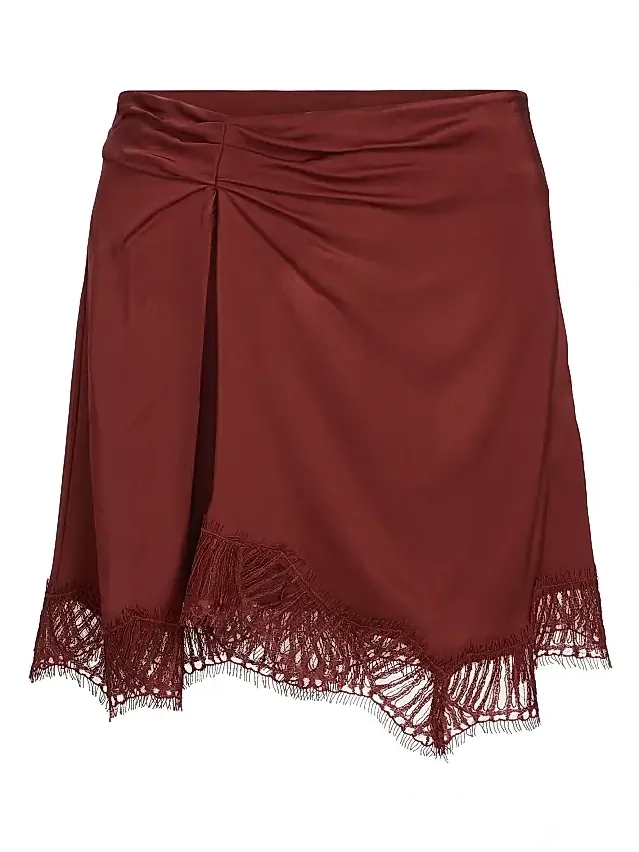A. L.C. Women's Dion Lace-Trimmed Miniskirt