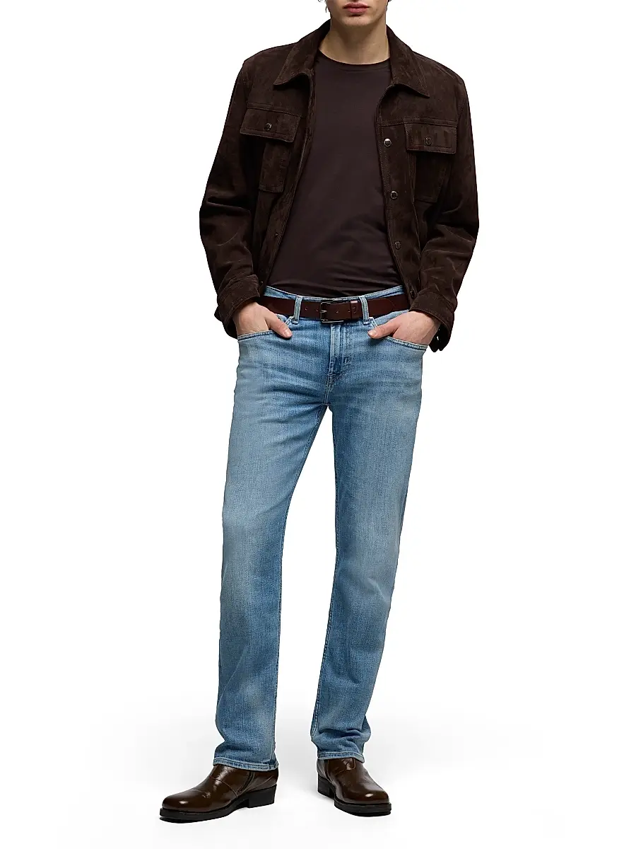 7 For All Mankind Men's The Straight Jeans | Thumbnail 2 7 For All Mankind Men's The Straight Jeans | Thumbnail 2
