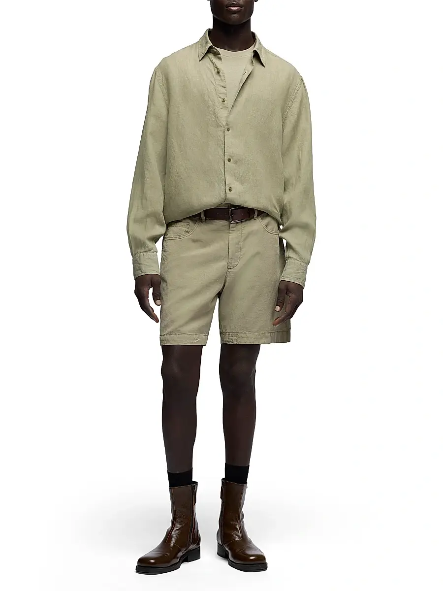 7 For All Mankind Men's Hybrid Jogger Shorts | Thumbnail 2