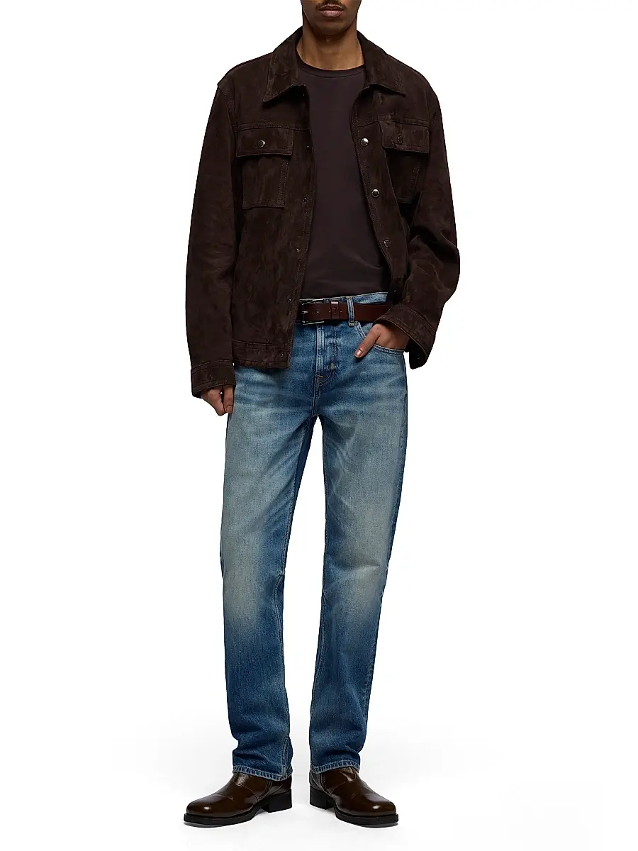 7 For All Mankind Men's The Straight Jeans | Thumbnail 2