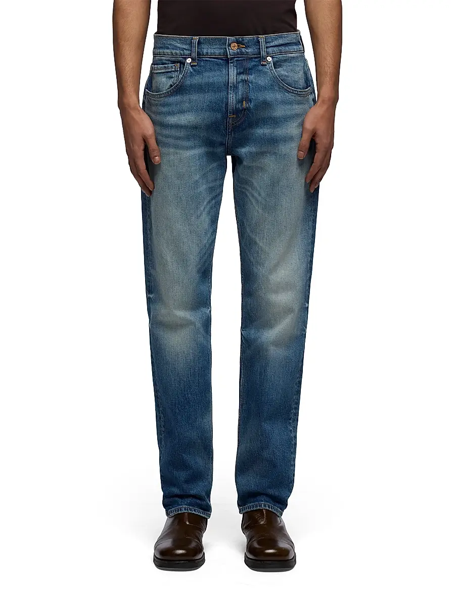 7 For All Mankind Men's The Straight Jeans | Thumbnail 3