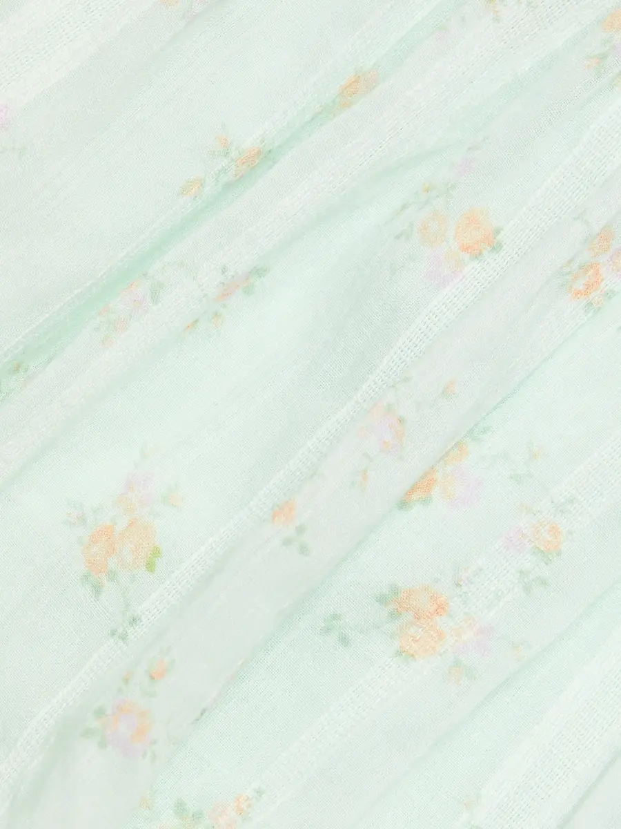 LoveShackFancy Women's Lyssara Floral Cotton A-Line Midi-Dress | Thumbnail 7 LoveShackFancy Women's Lyssara Floral Cotton A-Line Midi-Dress | Thumbnail 7