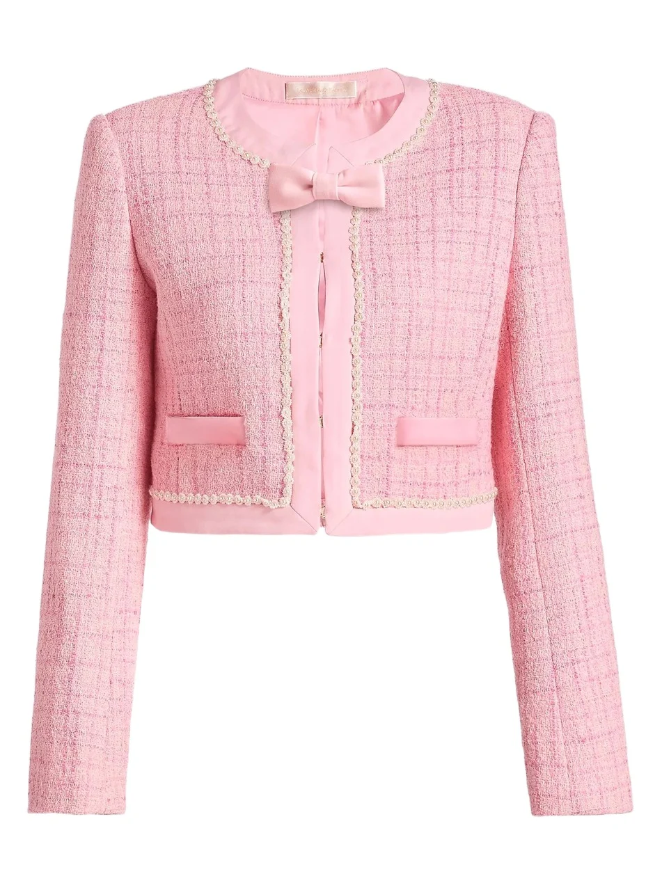 Women's Ralphette Embellished Tweed Crop Jacket Women's Ralphette Embellished Tweed Crop Jacket