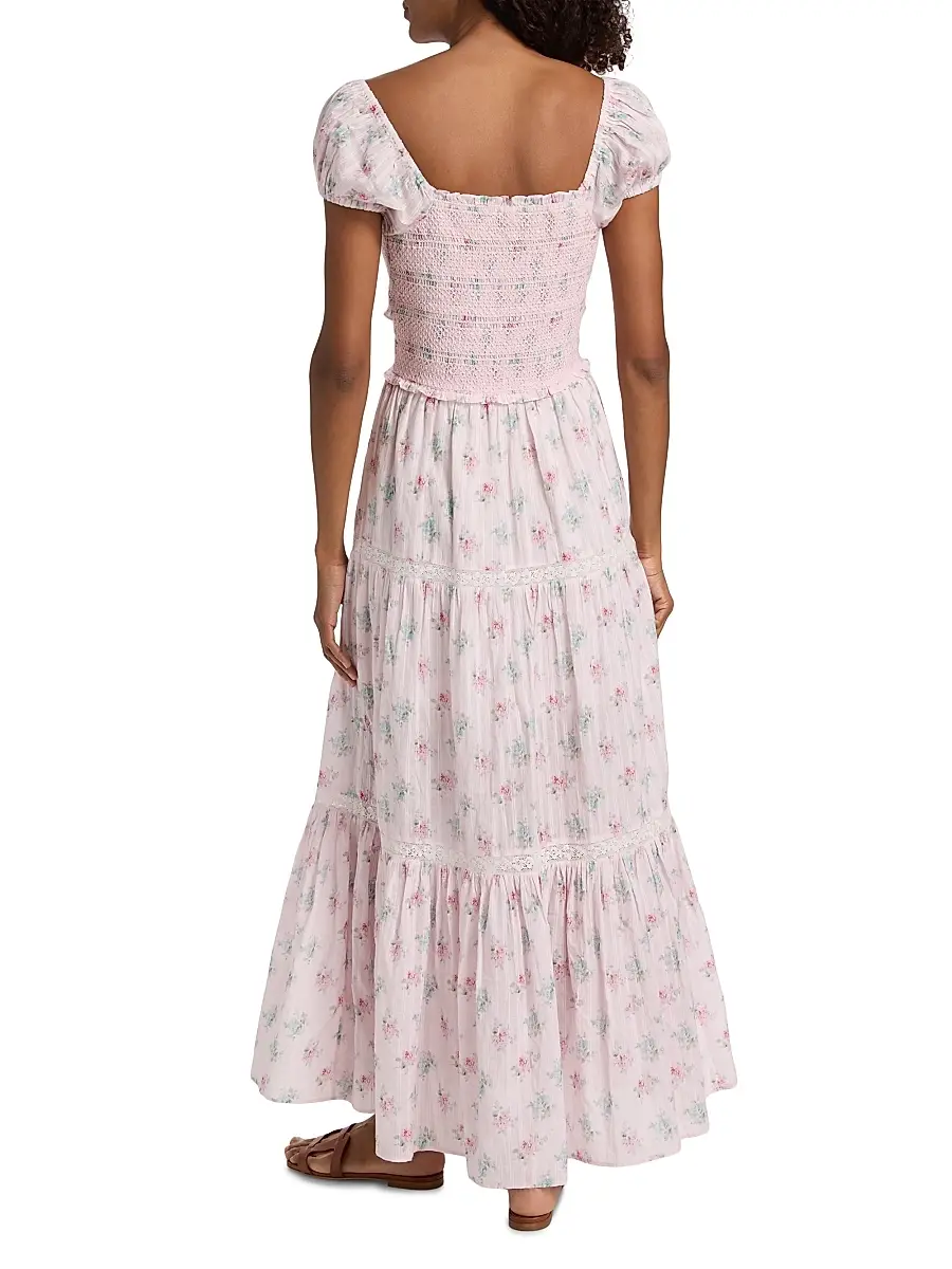 LoveShackFancy Women's Amandla Cotton Maxi Dress | Thumbnail 5 LoveShackFancy Women's Amandla Cotton Maxi Dress | Thumbnail 5