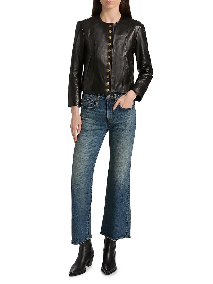 R13 Women's Leather Jacket | Thumbnail 2 R13 Women's Leather Jacket | Thumbnail 2