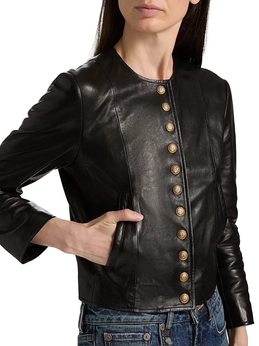 R13 Women's Leather Jacket | Thumbnail 6 R13 Women's Leather Jacket | Thumbnail 6