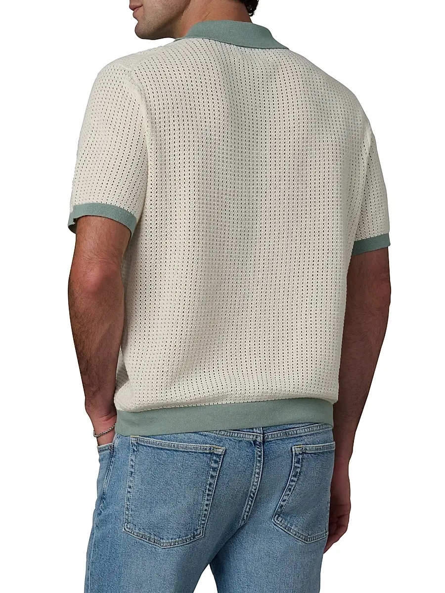 Joe's Jeans Men's Cabana Crochet Cardigan | Thumbnail 5 Joe's Jeans Men's Cabana Crochet Cardigan | Thumbnail 5