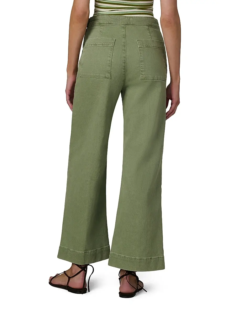Joe's Jeans Women's The Side Zip Wide-Leg Ankle Pants | Thumbnail 5 Joe's Jeans Women's The Side Zip Wide-Leg Ankle Pants | Thumbnail 5
