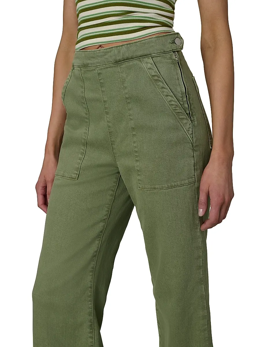 Joe's Jeans Women's The Side Zip Wide-Leg Ankle Pants | Thumbnail 6 Joe's Jeans Women's The Side Zip Wide-Leg Ankle Pants | Thumbnail 6