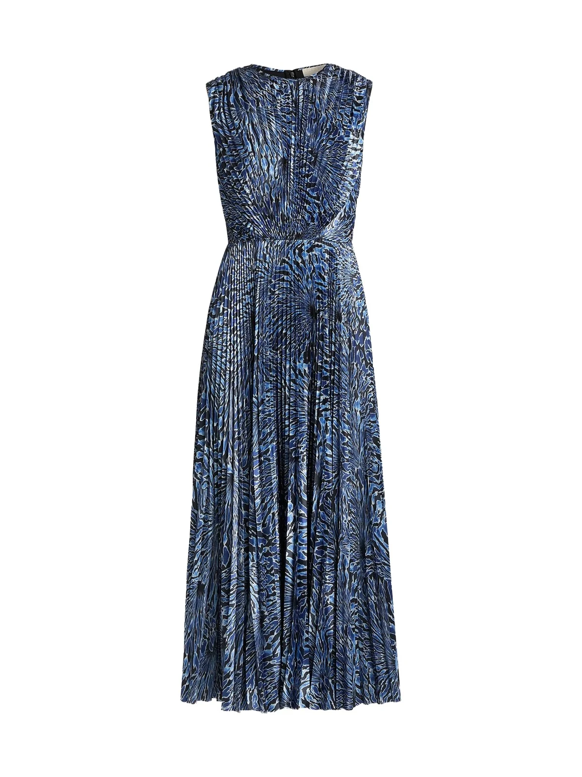 Women's Malin Pleated Satin Midi-Dress
