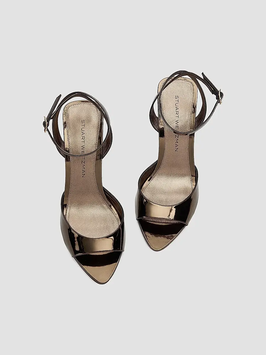 Stuart Weitzman Women's Lexington 85MM Leather Sandals | Thumbnail 4 Stuart Weitzman Women's Lexington 85MM Leather Sandals | Thumbnail 4