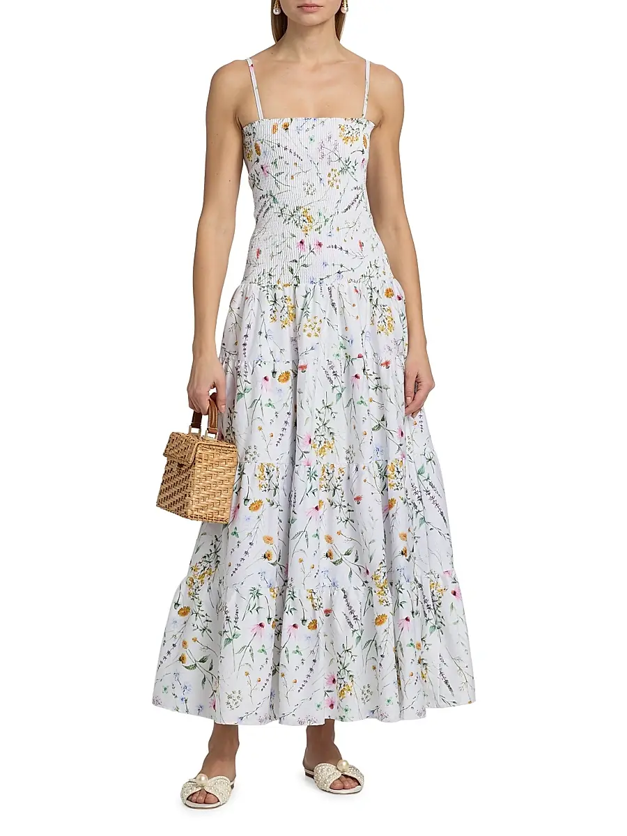 Peixoto Women's Clementine Floral Cotton Maxi Dress | Thumbnail 2