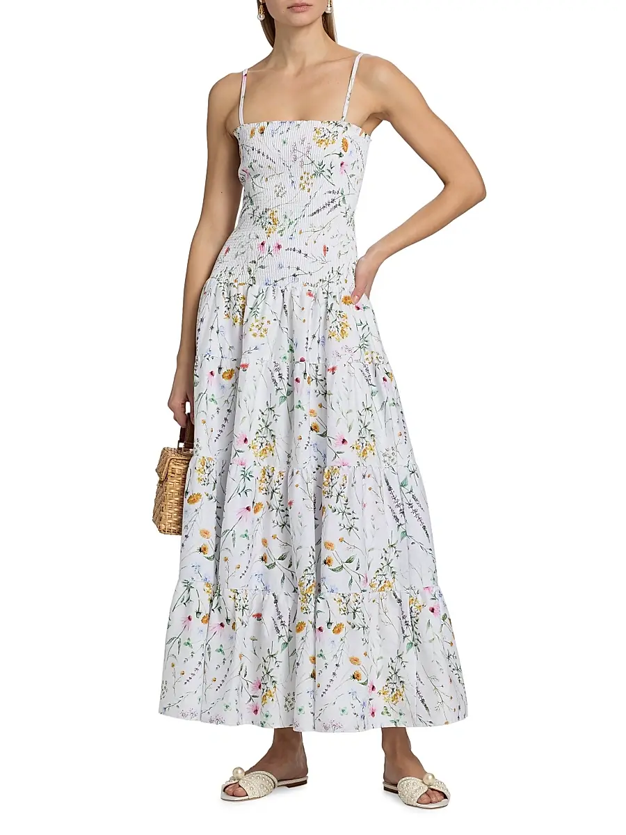 Peixoto Women's Clementine Floral Cotton Maxi Dress | Thumbnail 3