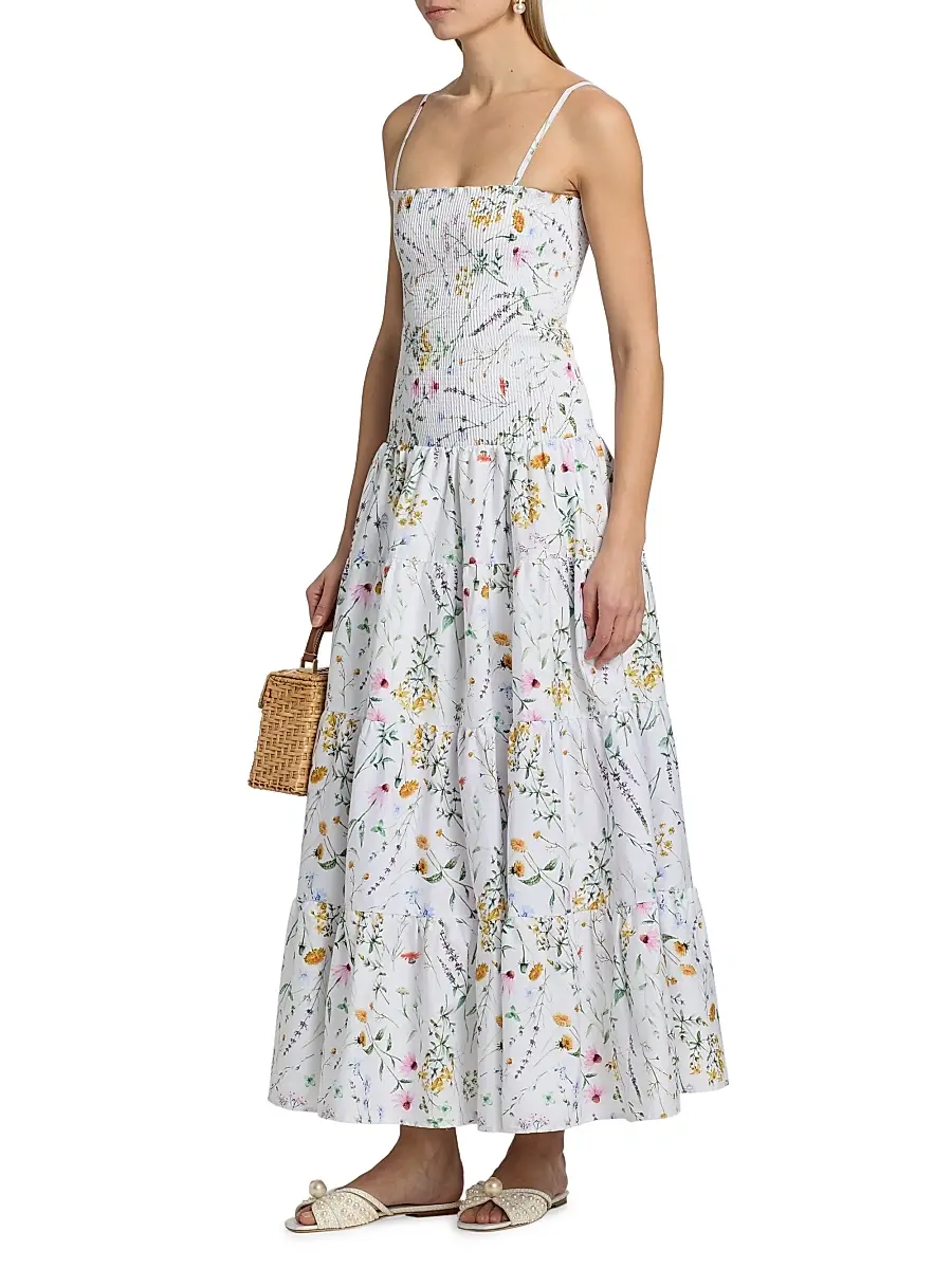 Peixoto Women's Clementine Floral Cotton Maxi Dress | Thumbnail 4