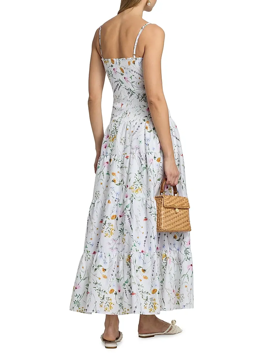 Peixoto Women's Clementine Floral Cotton Maxi Dress | Thumbnail 5